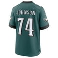 thumbnail image 3 of Men's Nike Fred Johnson Midnight Green Philadelphia Eagles Team Game Jersey, 3 of 3