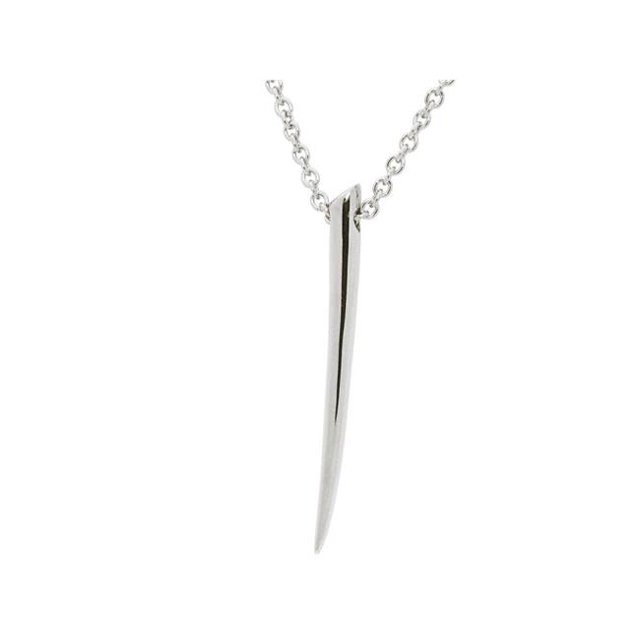 Fronay 551129 Collier à Clous en Argent Sterling de 24 Po
