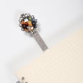 thumbnail image 2 of Cat Reading Accessories: Vintage Silver Lace-Edged Bookmark, a Gift for Book Lovers and Avid Readers, 2 of 5