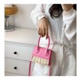 thumbnail image 4 of Bolso de paja para mujer Mini bolso bandolera bolso de mano bolso de mano ratán de paja Ba, 4 of 5