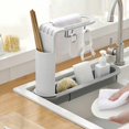 thumbnail image 5 of Retractable Sink Rack Adjustable Sponge Rack Towel Rack Rack Kitchen Storage Rack Kitchen Accessories, 5 of 5