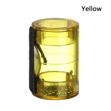 High Quality Guitar Ukulele 7 Colors Accessories Instruments Rhythm Sand Shaker Music Finger Ring Fingers Shot YELLOW