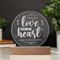 thumbnail image 4 of You're The Love Note My Heart Engraved Acrylic Circle Plaque, 4 of 20