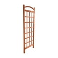 thumbnail image 4 of Leisure Season Medium Brown Cedar Arched Square Lattice Trellis, 4 of 4