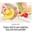 thumbnail image 4 of Portable Double-Layer Breakfast Cup with Spoon - Leakproof Oatmeal and Yogurt Container for On-the-Go Meals, 4 of 4