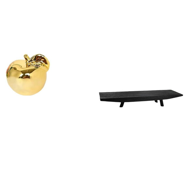 Estatua decorativa,Escultura de frutas para decoración del hogar para escritorio interior.,Bandeja para servir,Bandeja para servir frutas,centro de mesa con almacenamiento,Bandeja rectangular