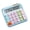 Blue, variant on Professional Flexible Key panel Calculator 12 Digit Large Display Solar Charging 15° Viewing Memory Function Long-Long-lasting Controls For Financial Work