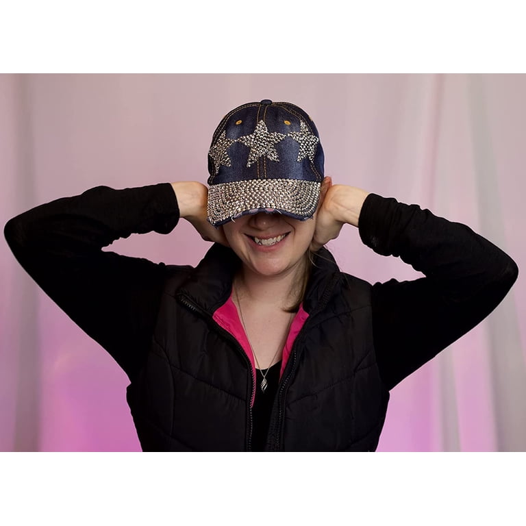 Star Hat for Girls and Women Rhinestone Hat, Bedazzled  display picture 1