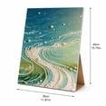 thumbnail image 6 of Ocean Wave Pearl Art DIY Kit,Beach Diamond Painting Craft for Adults,Beginner Friendly Pearl Bead Art Set,Handmade Coastal Home Wall Decor Gift for Craft Lovers, 6 of 8
