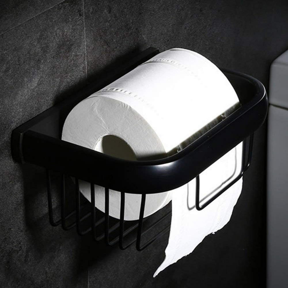 Labkiss Toilet Paper Holder Oil Rubbed Bronze Rustproof Heavy Duty Wall Mounted Roll Tissue