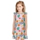 thumbnail image 1 of Fotbe Tropical Plants Vestido de Dormir para Niñas de 3 a 10 Años, Mangas Cortas, Estilo Princesa, Pijama Camisón con Mangas Voladas-Large, 1 of 6