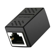2 Pack RJ45 Coupler Inline Connector Cat7 Cat6 Cat5e Ethernet Extender Adapter Female to Female