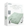 thumbnail image 2 of Pure Enrichment WeightedWarmth Extra-Wide Weighted Heating Pad for Cramps, Back, & Shoulder Joint Relief, 3.5 lbs, 6 Heat Settings, Microplush, Machine Washable, 2 Hr Au, 2 of 8
