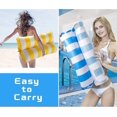 thumbnail image 5 of 2Pcs Inflatable Floating Bed Inflatable Water Hammock, 4 in 1 Lounge Chair Pool Lounge Air Mattress Pool Inflatable Hammock Water Hammock Chair for Ad, 5 of 5