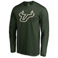 thumbnail image 2 of Men's Green South Florida Bulls Primary Team Logo Long Sleeve T-Shirt, 2 of 3