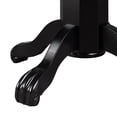 thumbnail image 4 of Ava 42 Inch Wood Pub Bar Table, Molded Trim, Carved Pedestal, Black, 4 of 12