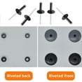 thumbnail image 3 of GFDYREE 50pcs 3/16 x 5/8 Inch (4.8 x 16 x 16 mm) Flange Aluminum Blind Rivet Set, Fastener Nails Pop Rivets Assortment Kit, 3 of 6