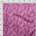 thumbnail image 3 of oneOone Polyester Spandex Magenta Fabric Kids Floral Craft Projects Decor Fabric Printed By The Yard 56 Inch Wide, 3 of 4