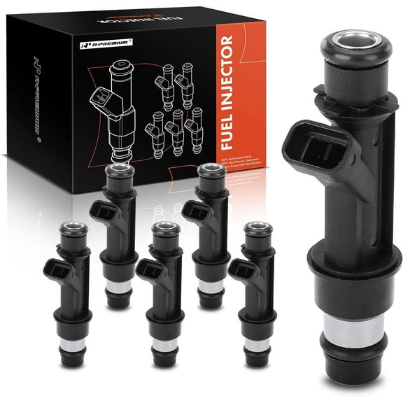 A-Premium Fuel Injectors Compatible with Chevrolet Malibu, Impala, Monte Carlo, Venture, Lumina & Buick Century, Rendezvous & Pontiac Aztek, 3.1L 3.4L, Set of 6, Replace# 25323971