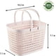 thumbnail image 5 of Cesta de ducha portátil, bolsa de plástico para baño con asa, organizador de almacenamiento para baño, dormitorio universitario, despensa, cocina, 10,2 x 7,1 x 7,1 pulgadas, azul, verde, rosa Zhivalor Utensilios de Cocina, 5 of 7