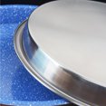 thumbnail image 4 of Molde para pizza de 9 pulgadas en acero inoxidable 304, ideal para horno y repostería, color azul, diámetro de 24.5 cm, herramienta esencial para cocina hogareña., 4 of 6