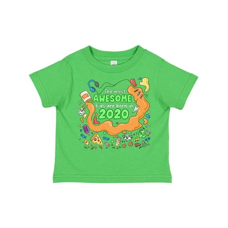 

Inktastic Only The Most Awesome Kids are Born in 2020 Gift Toddler Boy or Toddler Girl T-Shirt