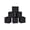 Black, variant on 11 Inch Cube Storage Bins, Foldable Fabric Organizer Boxes with Handles, 6 Pack