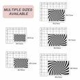 thumbnail image 6 of Black White Outdoor Rug for Patio/Deck/Porch, Non-Slip Large Area Rug 4 x 6 Ft, Farmhouse Striped Spiral Vortex Abstract Indoor Outdoor Rugs Washable Area Rugs, Reversible Camping Rug Carpet Runner, 6 of 8