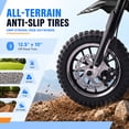 thumbnail image 4 of QEASET 39CC Dirt Bike, Mini Bike 4-Stroke Gas Powered off Road with Max Speed 20MPH, Pull Start, 4 of 9
