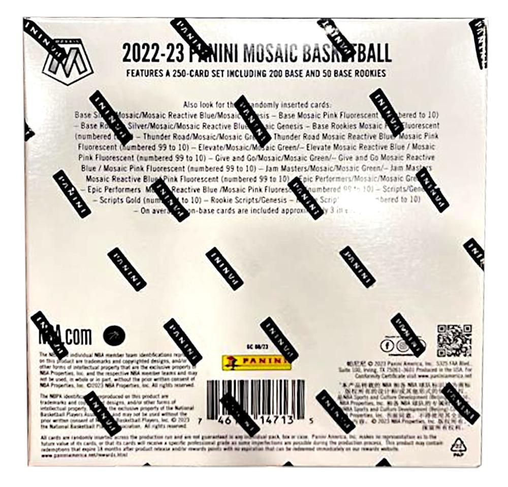 2023 Panini Mosaic Basketball Mega Box