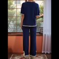 thumbnail image 4 of Pantalón de Punto de Corta, Traje Azul Marino XL, 4 of 7