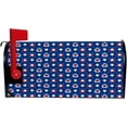 thumbnail image 5 of Coolnut Mailbox Cover Heart Stars for Independence Post Mail Box Cover Magnetic Mail Wraps Cover Standard Size 20.7" L x 18" W, 5 of 5