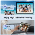 thumbnail image 6 of 2026 Newest 11inch Tablet with MTK Helio G80 Octa-Core processor, 12GB+128GB(TF 1TB) Tablet Computer,8000mAh Battery,Dual Camera,Blue Tablet with case, 6 of 8