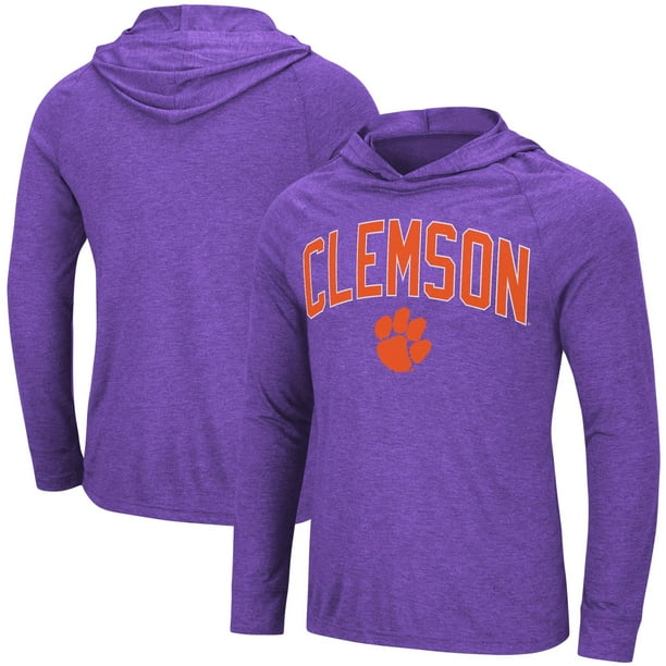 Clemson Tigers Colosseum Big & Tall Wingman Raglan Hoodie TShirt