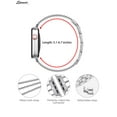 thumbnail image 4 of Spencer Metal Replacement Watch Strap Bands Wristband Bangle Bracelet Compatible for Apple iWatch Series 7 6 5 4 3 2 1 38mm 40mm For Women Girls "Silver", 4 of 5