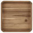 thumbnail image 3 of Bouclair Brown Square Acacia Wood Tray, 3 of 3