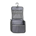 thumbnail image 4 of Bolsa de maquillaje de viaje Fernando con Bolsillo de malla y cremallera gris, 4 of 8