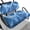 Blue Lightening, variant on Garronmavis Golf Club Green Golf Cart Elastic Seat Covers Breathable Air Decor Interior Accessiores Comfort Golf Cart Replacement Seat Cover No Stapler Needed