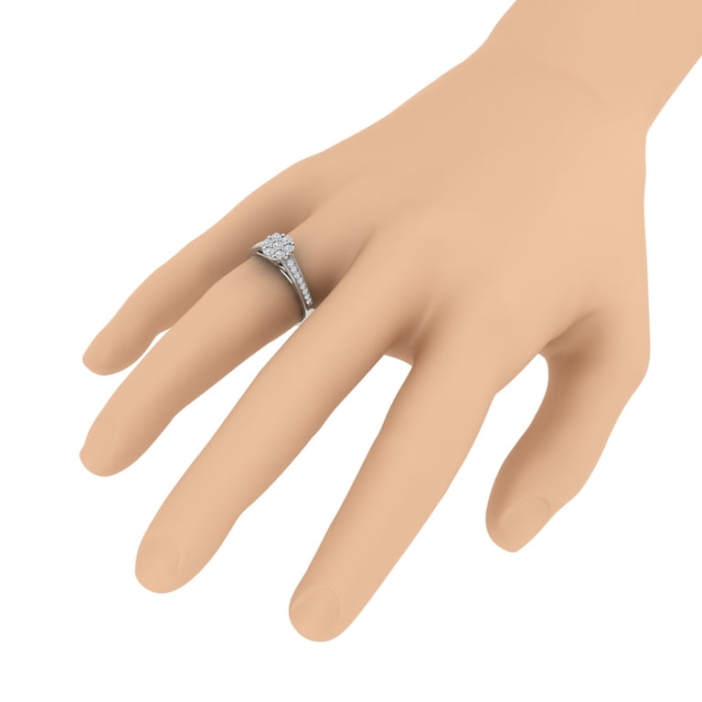 Fashion Elegant Silver Plated Charms Hummingbird Flower Ring Size 6-12 Fashion Elegant Silver Plated Charms Hummingbird Flower Ring Size 6-12