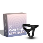 Imimi 3 in 1 Super Soft Silicone Penis Ring Erection Enhancement Toy