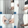 thumbnail image 2 of 2-Pack Curtain Ties, Natural Cotton Handwoven Indoor/Outdoor Curtain Retention R, 2 of 4