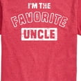 thumbnail image 3 of Instant Message - I'm The Favorite Uncle - Men's Short Sleeve Graphic T-Shirt, 3 of 6