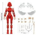 thumbnail image 2 of Titan 13 Action Figure, T13 Action Figure 3D Printed Multi-Jointed Movable, Lucky 13 Action Figure T13 Action Figure Dummy 13 Action Figure, 2 of 2