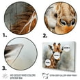 thumbnail image 3 of Designart "An Elegant Giraffe Portrait" Animals Floater Framed Canvas Print, 3 of 7