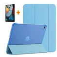 thumbnail image 1 of SuperShield Case for iPad (A16) 11th/10th Generation (2025/2022) with Screen Protector, Soft Back Shell Slim Folio Stand Shockproof Tablet Cover, Auto Wake/Sleep (Sky Blue), 1 of 5