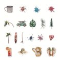 thumbnail image 3 of 70PCS Laptop Sticker Creative Plant Animal Journal Sticker Graffiti Sticker, 3 of 8