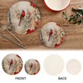 thumbnail image 4 of Bird Tower Flowers Trivet Mats Pot Holders Cotton Woven Non-Slip Heat Resistant for Hot Pots Pans Pats for Cooking Baking Set of 2, 4 of 7