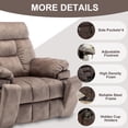 thumbnail image 3 of 26" Width Oversized Power Lift Recliner Chair for Big Man Recliner with Heat and Massage, Hidden Cup Holder, Recliner Lift Chairs for Elderly, 400lbs, 3 of 8