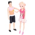 thumbnail image 4 of Family Dolls Set, Detachable Body Improve Creativity Dad Mom Dolls Set Origin Educational  For Home Play, 4 of 8