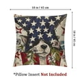 thumbnail image 4 of nygtbtfer Car Throw Pillow Covers, USA Flag Cushion Case for Sofa Couch Set of 2 White, 4 of 7